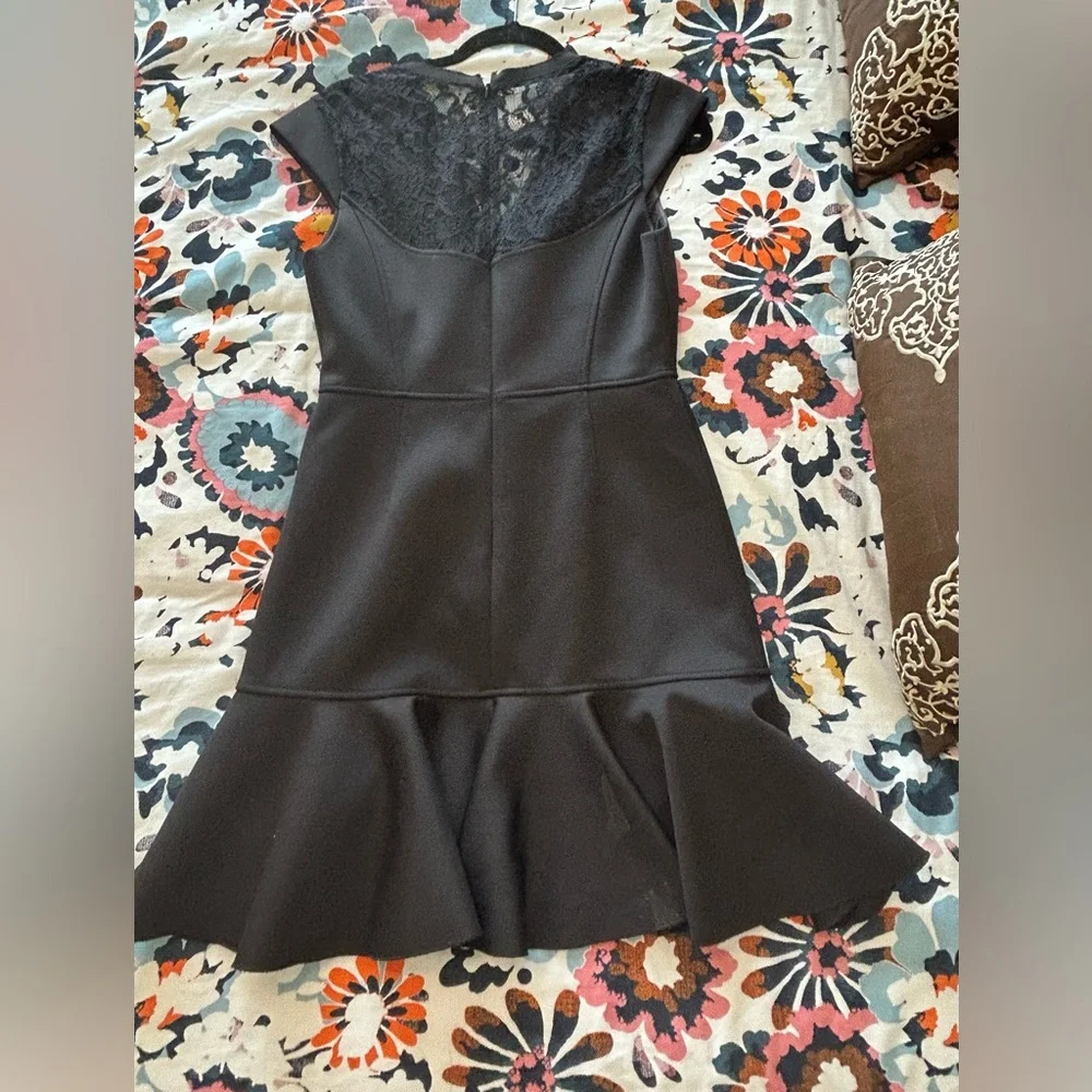 Rebecca Taylor Lace Insert Dress - Size 6 - Picture 4 of 6